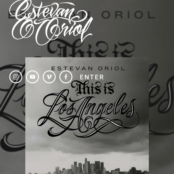 Authentic Limited Edition Super Bowl Colors Estevan Oriol Classic LA Fingers Tee - Picture 8 of 8